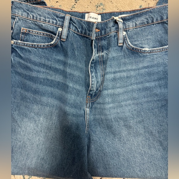 🌸Frame ultra high rise barrel jeans - Picture 3 of 5